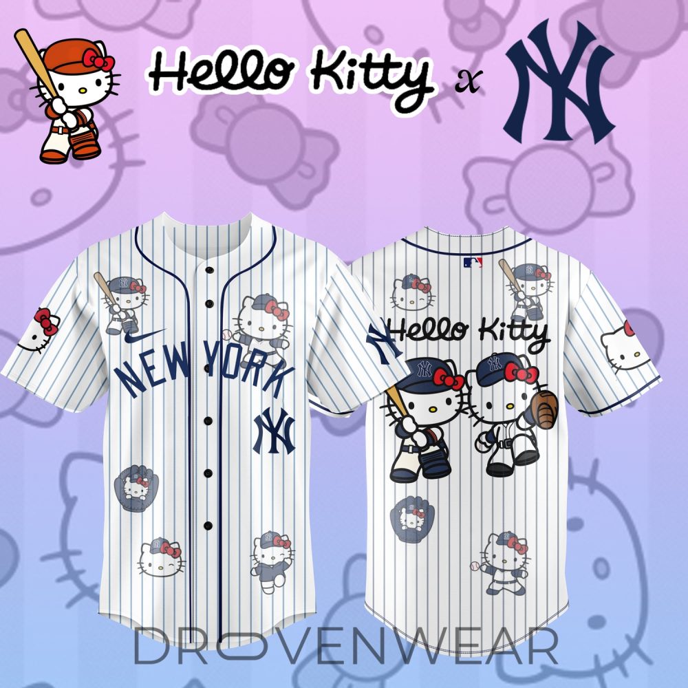 New York Yankees X Hello Kitty 2026 Custom Limited Edition Jersey
