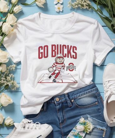 Nice Ohio State Buckeyes Baseball Masscot Court T Shirt