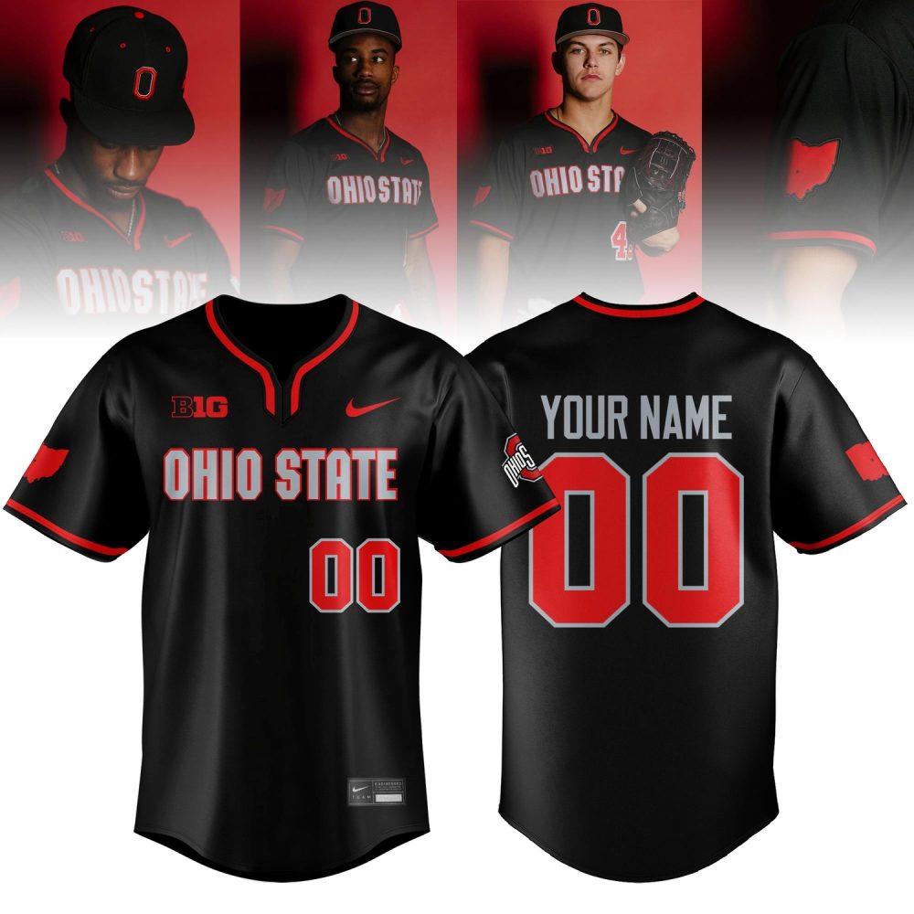 Osu Baseball 2026 Custom Limited Jersey Black Edition