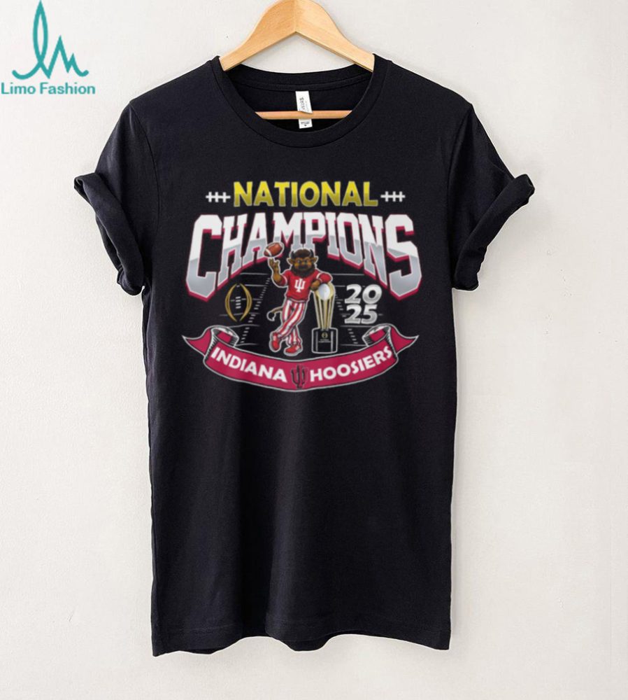 Official Indiana Hoosiers 2025 National Championship Victory Tee - Image 2