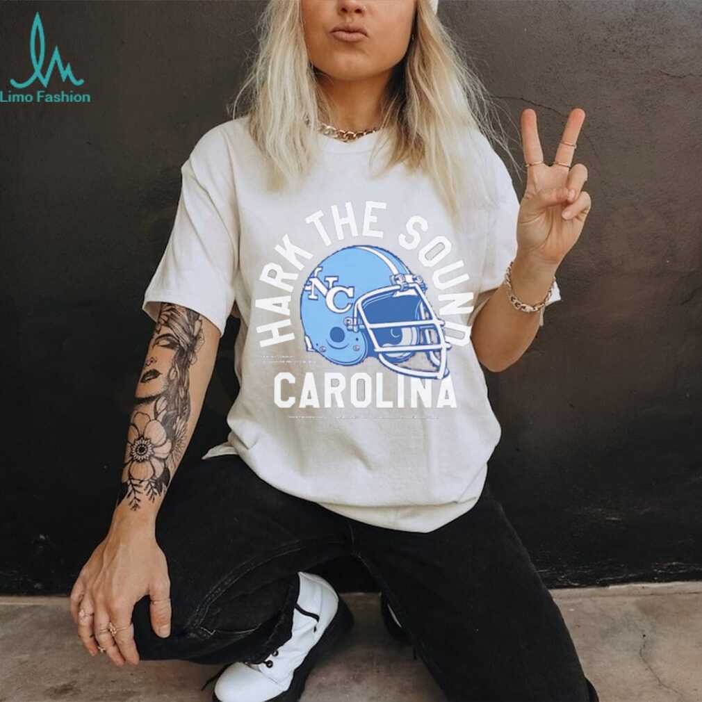 Official North Carolina Football Hark The Sound Helmet Shirt - Image 2