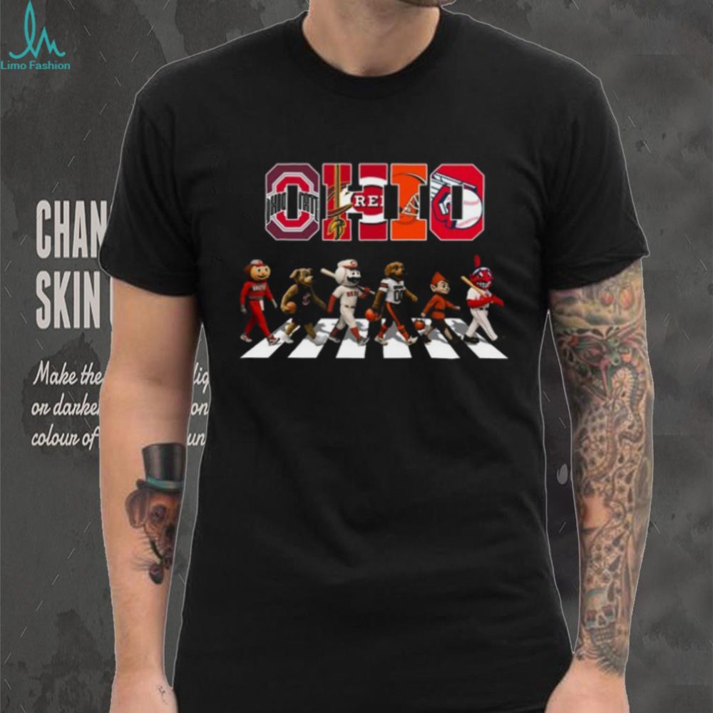 Ohio Abbey Road Mascots T Shirt Recovered - Image 2