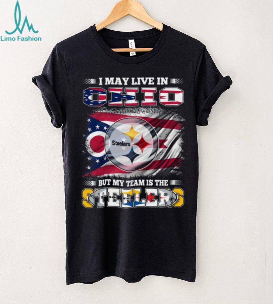 Ohio State Flag And Pittsburgh Steelers Fan T Shirt