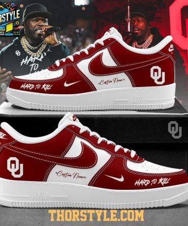 Oklahoma Sooners Hard To Kill 2025-2026 Personalized Air Force 1 Shoes