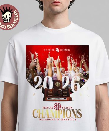 Oklahoma Sooners Women'S Gymnastics 2026 Sec Regular Season Champions T-Shirt