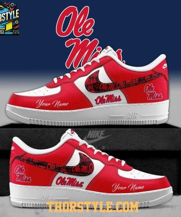 Ole Miss Rebels Freedom 2025 Hotty Toddy Air Force 1 Shoes