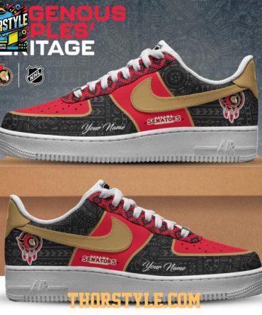 Ottawa Senators Indigenous Peoples Heritage 2025 Personalized Air Force 1 Shoes