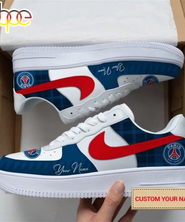 Paris Saint Germain 2024 Logo Cutsom Name Af1 Sneaker
