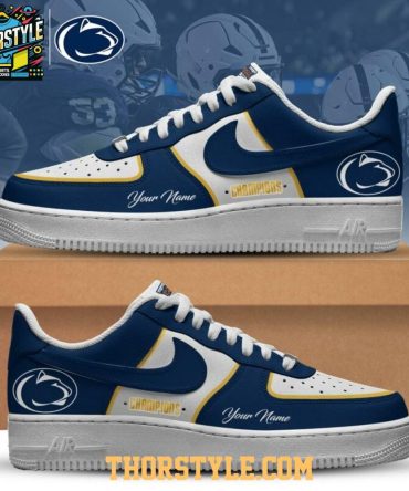 Penn State Nittany Lions Champions 2025 Personalized Air Force 1 Shoes