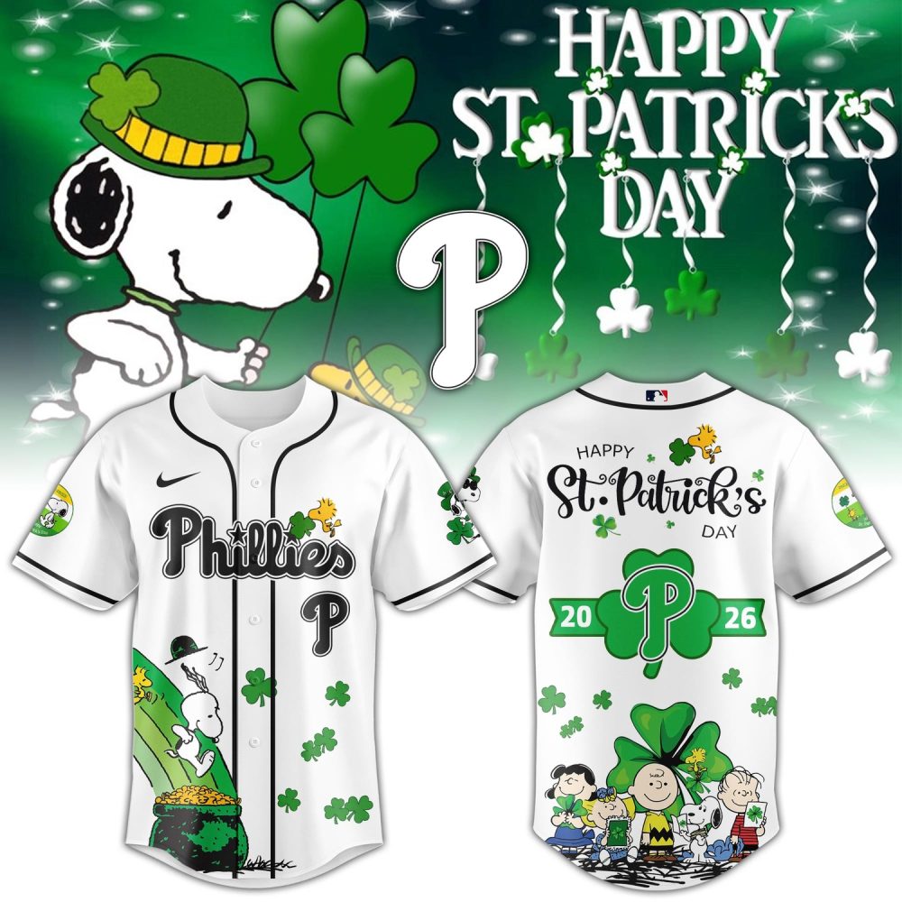 Philadelphia Phillies Special Happy St. Patrick’S Day Limited Edition Jersey