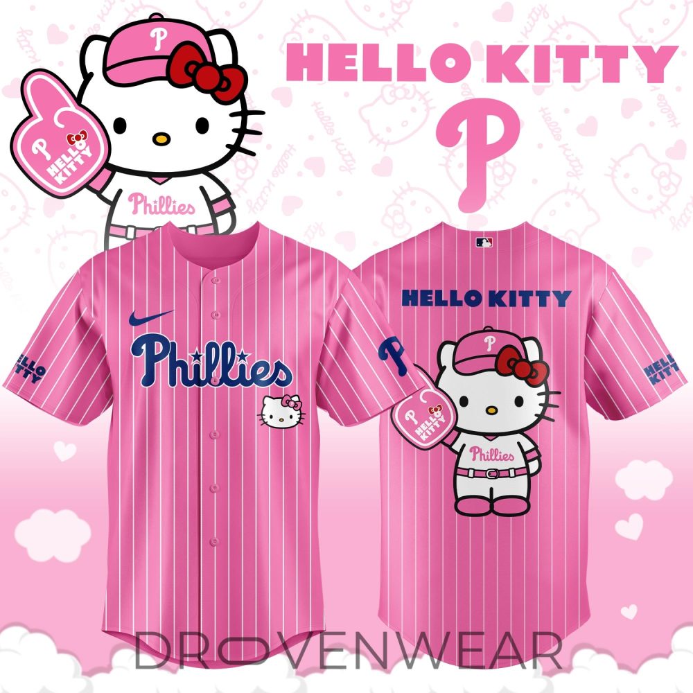 Philadelphia Phillies X Hello Kitty Night 2026 Limited Editions Jersey