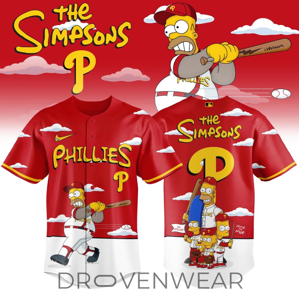 Philadelphia Phillies X The Simpsons 2026 Limited Edition Jersey