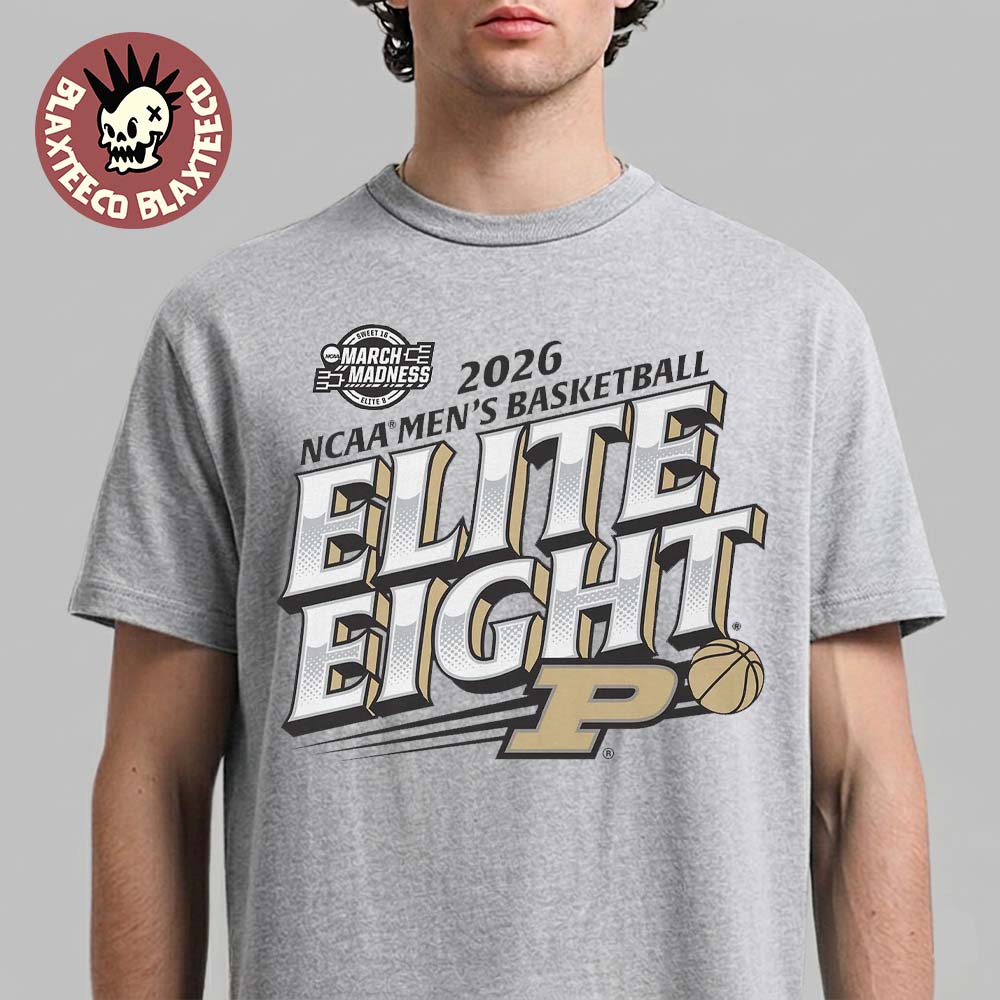 Purdue Boilermakers Men'S Basketball 2026 Ncaa March Madness Elite 8 T-Shirt