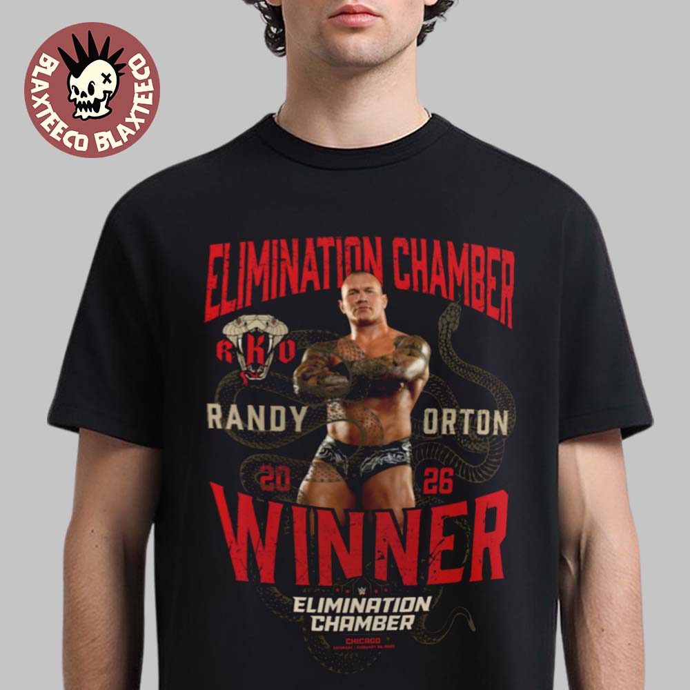 Randy Orton Wwe Elimination Chamber 2026 Chicago Men'S Match Winner T-Shirt