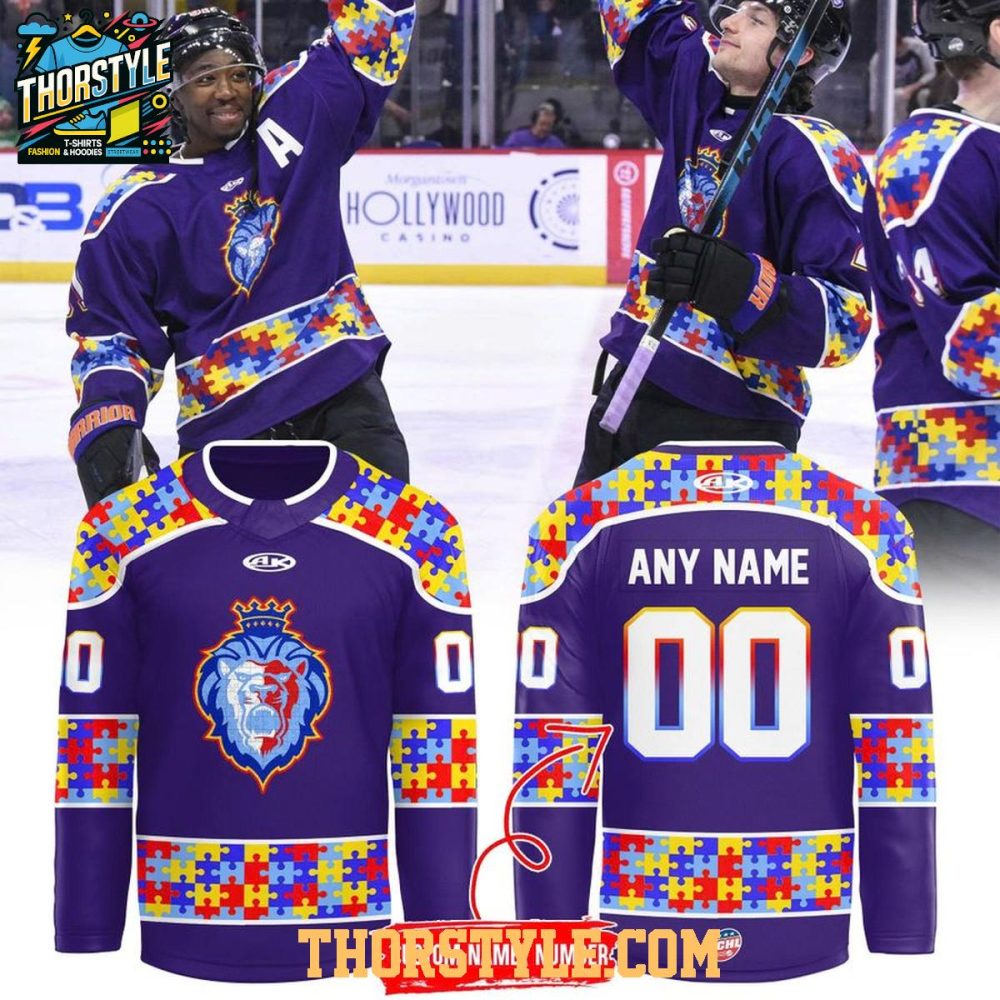 Reading Royals X Autism Acceptance 2026 Personalized Hockey Jersey