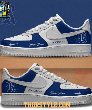 Rice Owls 2025 Rice Fight Never Dies Personalized Air Force 1 Shoes