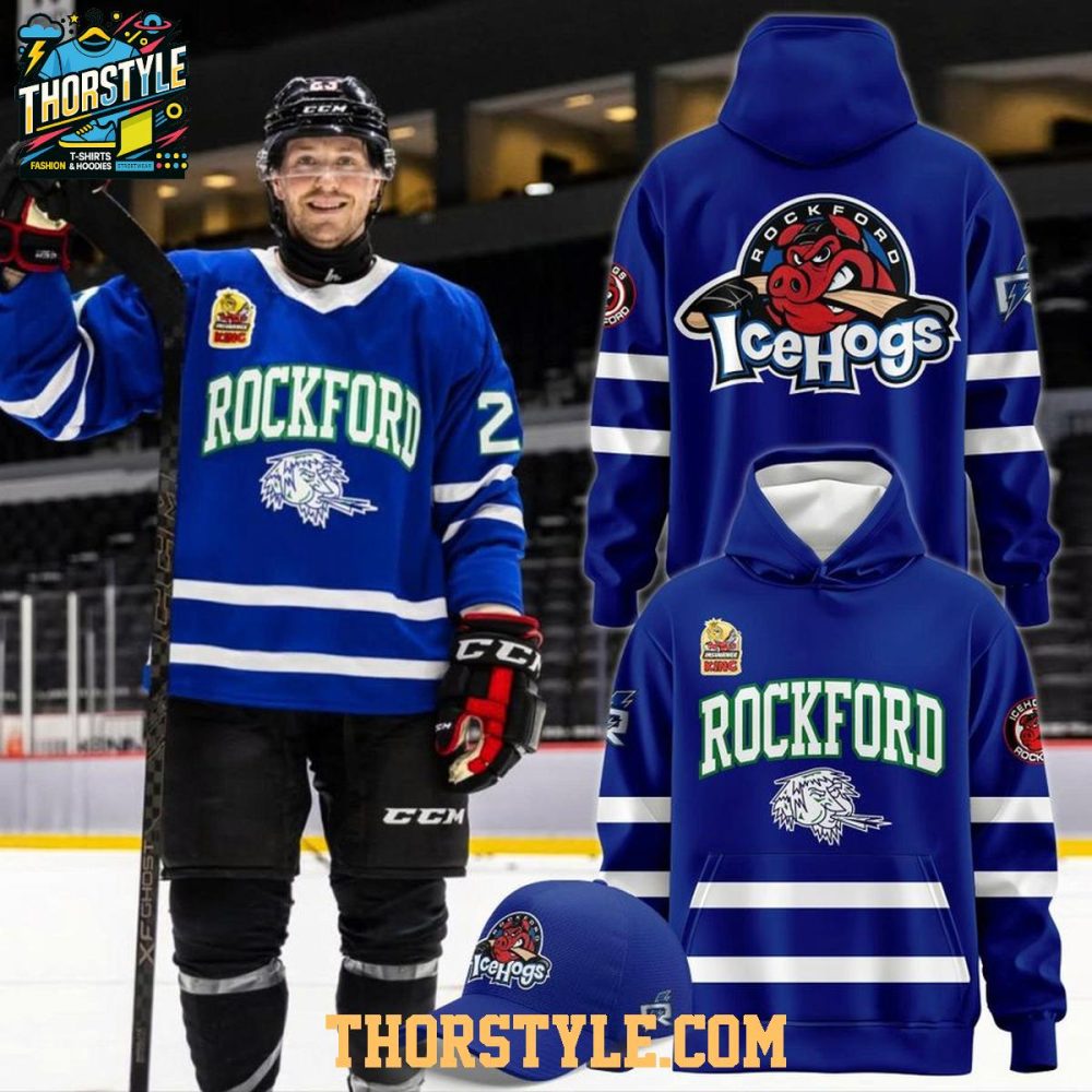 Rockford Icehogs Rockford Icemen 2026 Theme Game Hoodie T-Shirt