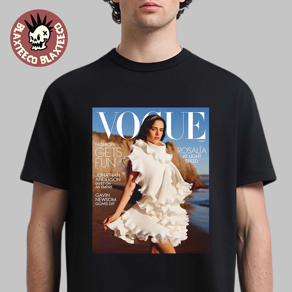 Rosalia Graces The Cover Of Vogue Magazine Spring Issue Rosalia At Light Speed T-Shirt