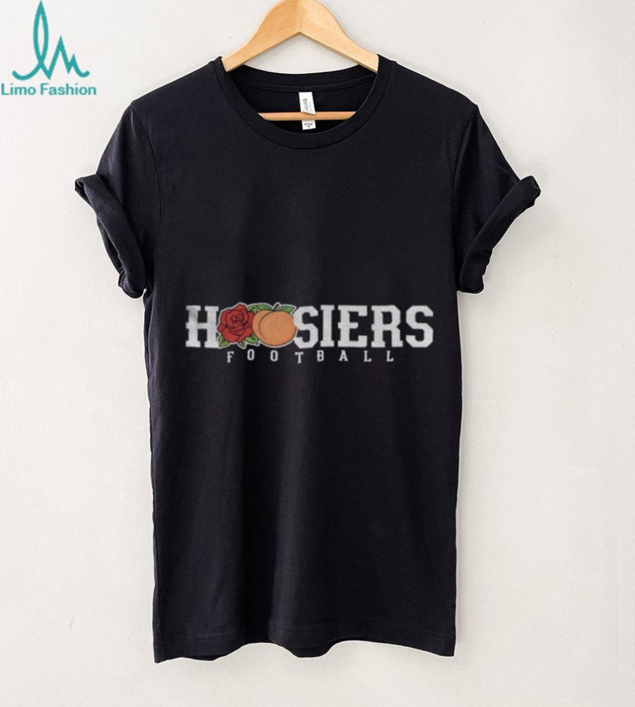 Rose And Peach Indiana Hoosiers Football Bowl Game Rose Shirt - Image 2