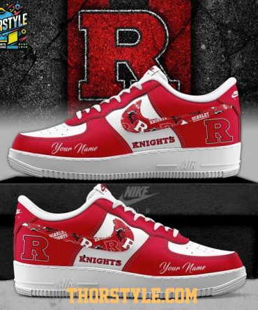 Rutgers Scarlet Knights 2025 Freedom Campus Personalized Air Force 1 Shoes
