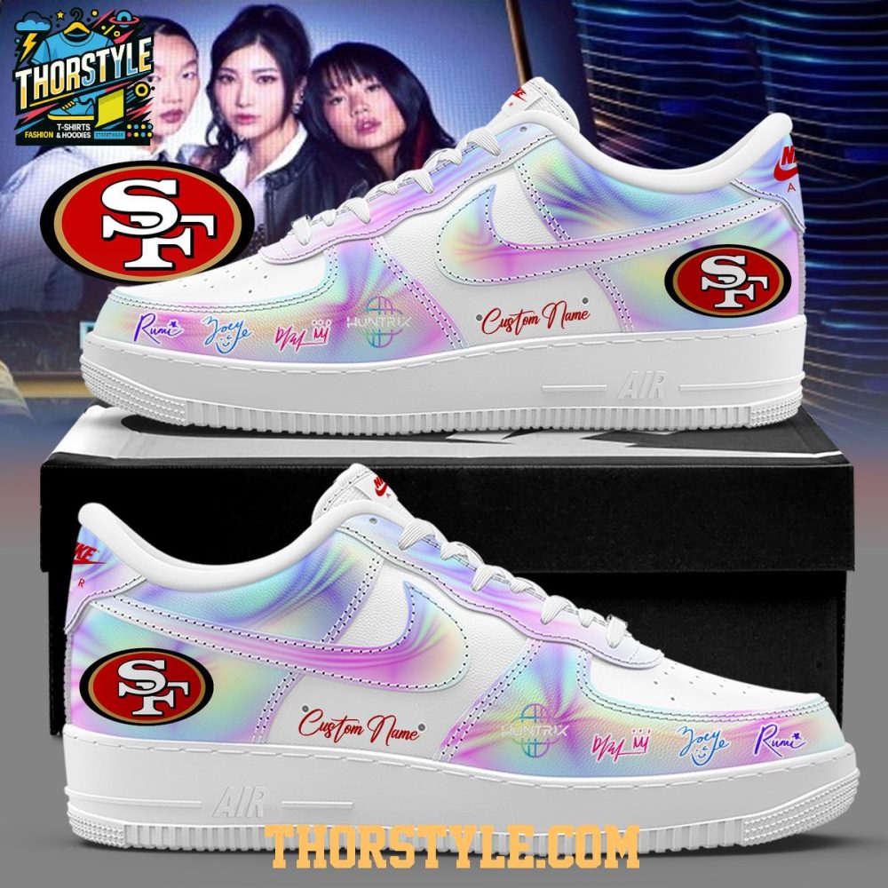 San Francisco 49Ers Kpop Demon Hunters 2026 Personalized Air Force 1 Shoes
