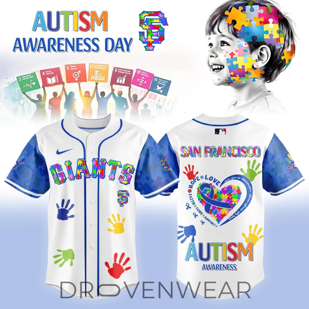 San Francisco Giants Autism Awareness 2026 Special Edition Baseball Jersey