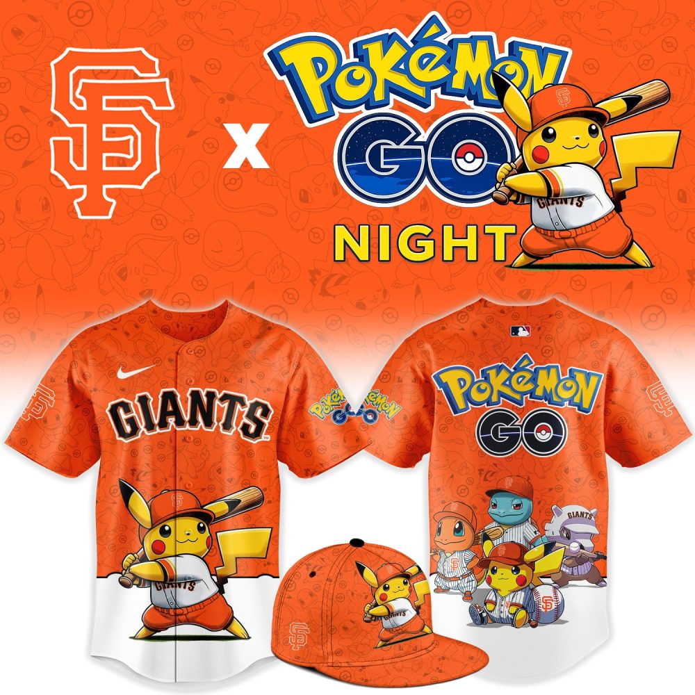 San Francisco Giants Pokémon Go Night Limited Edition Baseball Jersey