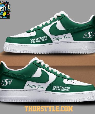 Saskatchewan Roughriders 2025 Champions Personalized Air Force 1 Shoes