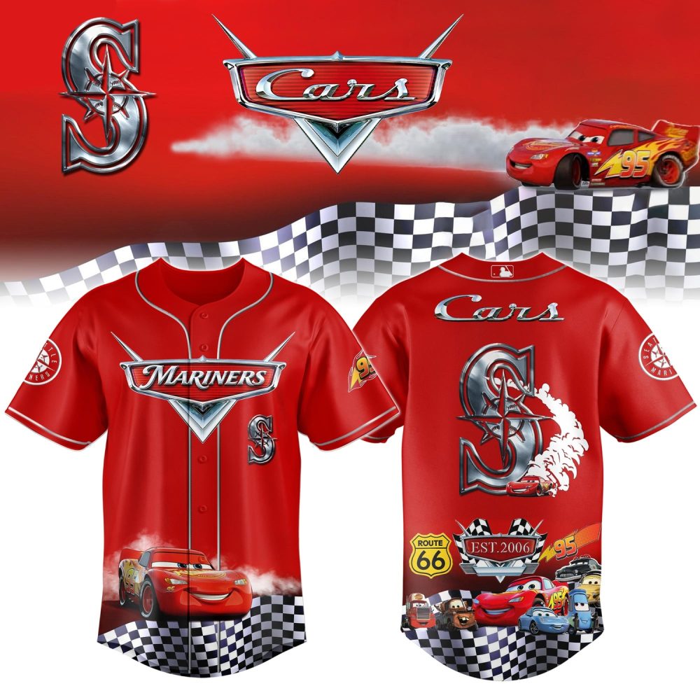 Seattle Mariners Cars 20Th Anniversary Inspired Limited Edition Baseball Jersey
