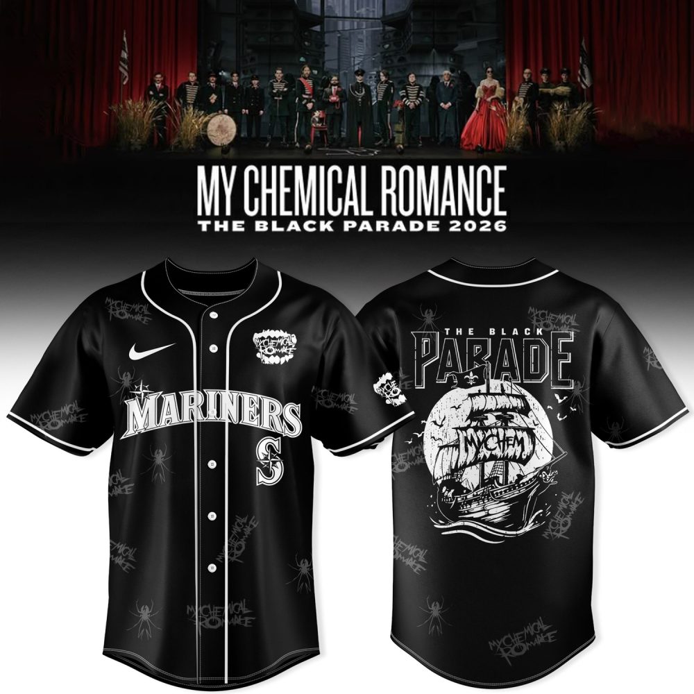 Seattle Mariners X My Chemical Romance The Black Parade 2026 Jersey Collection