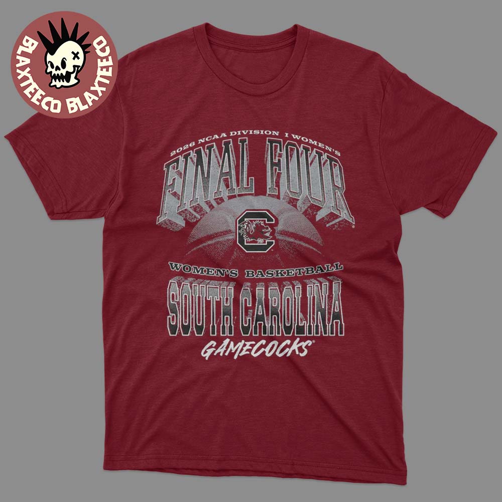 South Carolina Gamecocks 2026 Ncaa D1 Women'S Basketball Final Four Highlight Cardinal Red T-Shirt