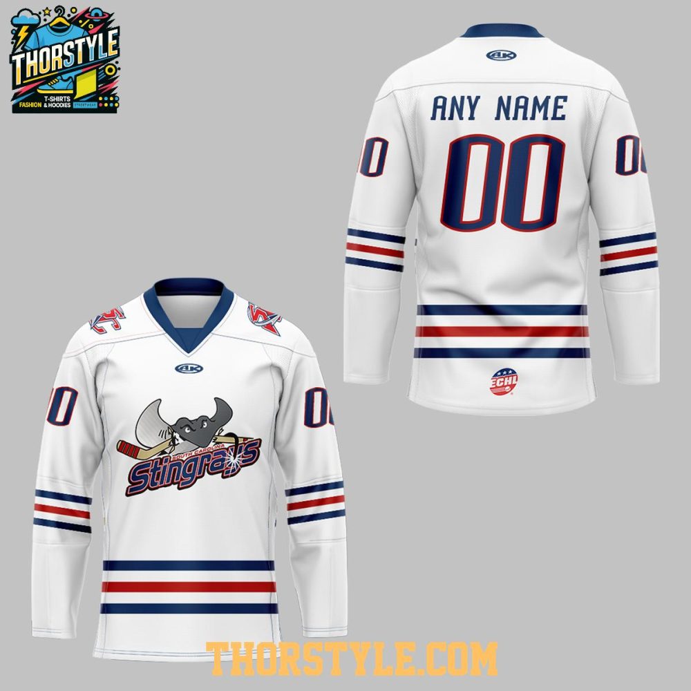 South Carolina Stringrays 2001 Throwback Night 2026 Personalized Hockey Jersey - Image 2