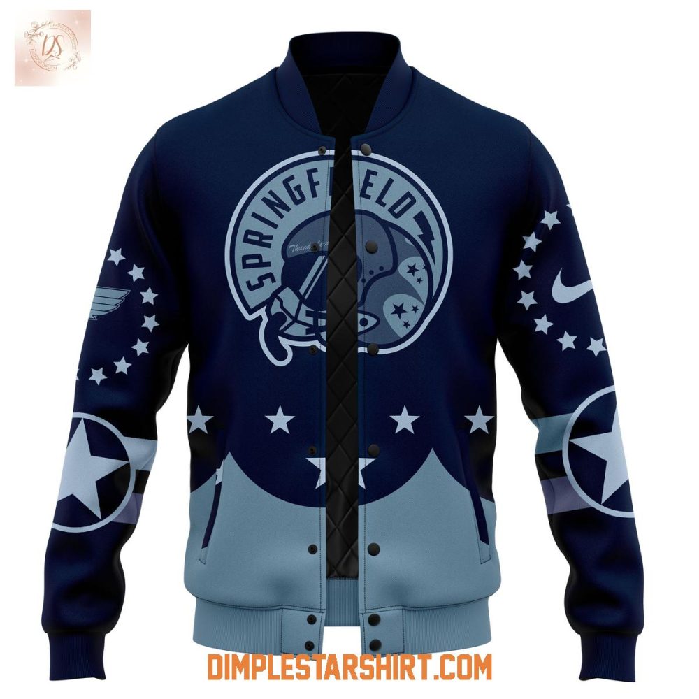 Springfield Thunderbirds Military Appreciation 2025 Baseball Jacket - Image 2