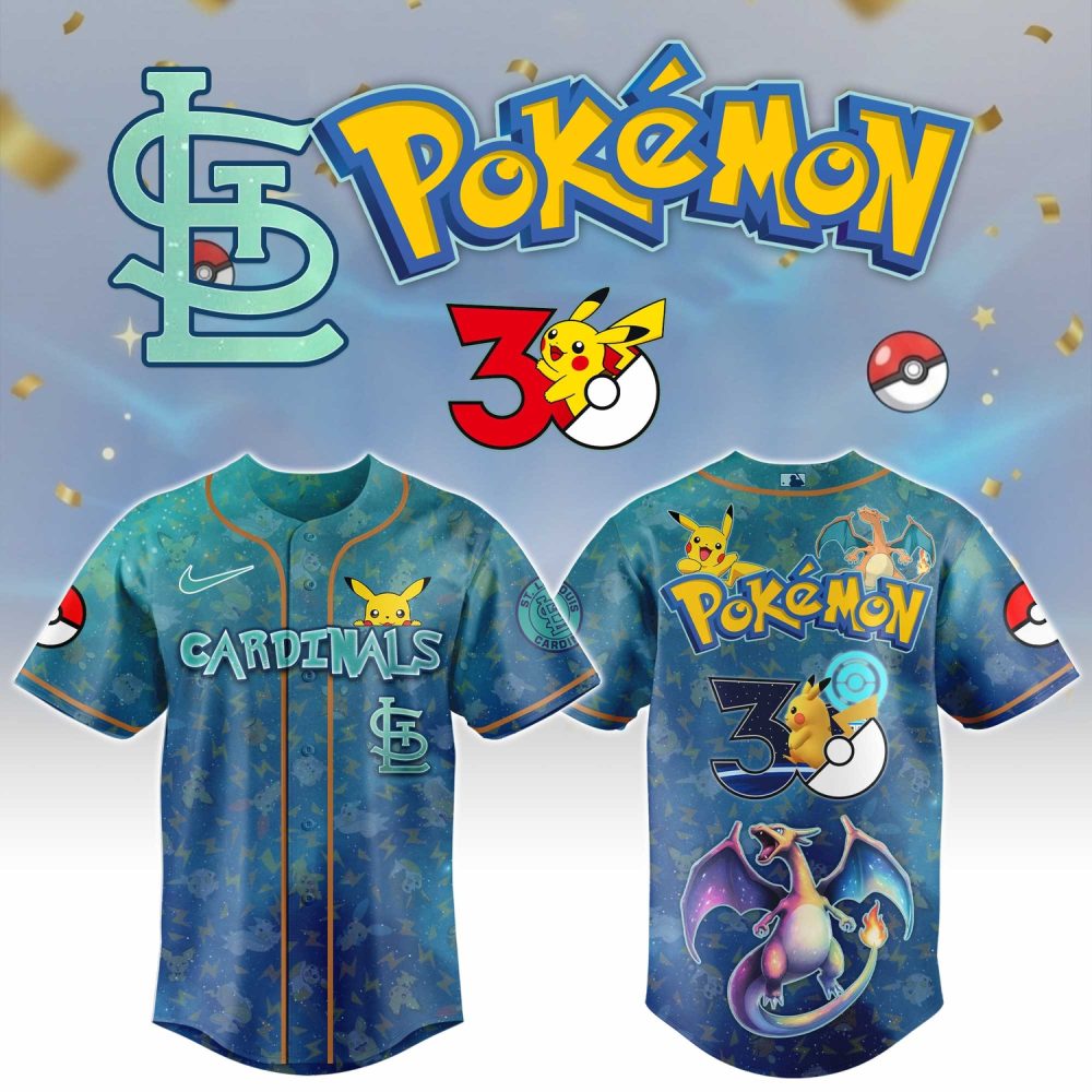 St. Louis Cardinals X Pokémon Day 2026 Limited Edition Baseball Jersey