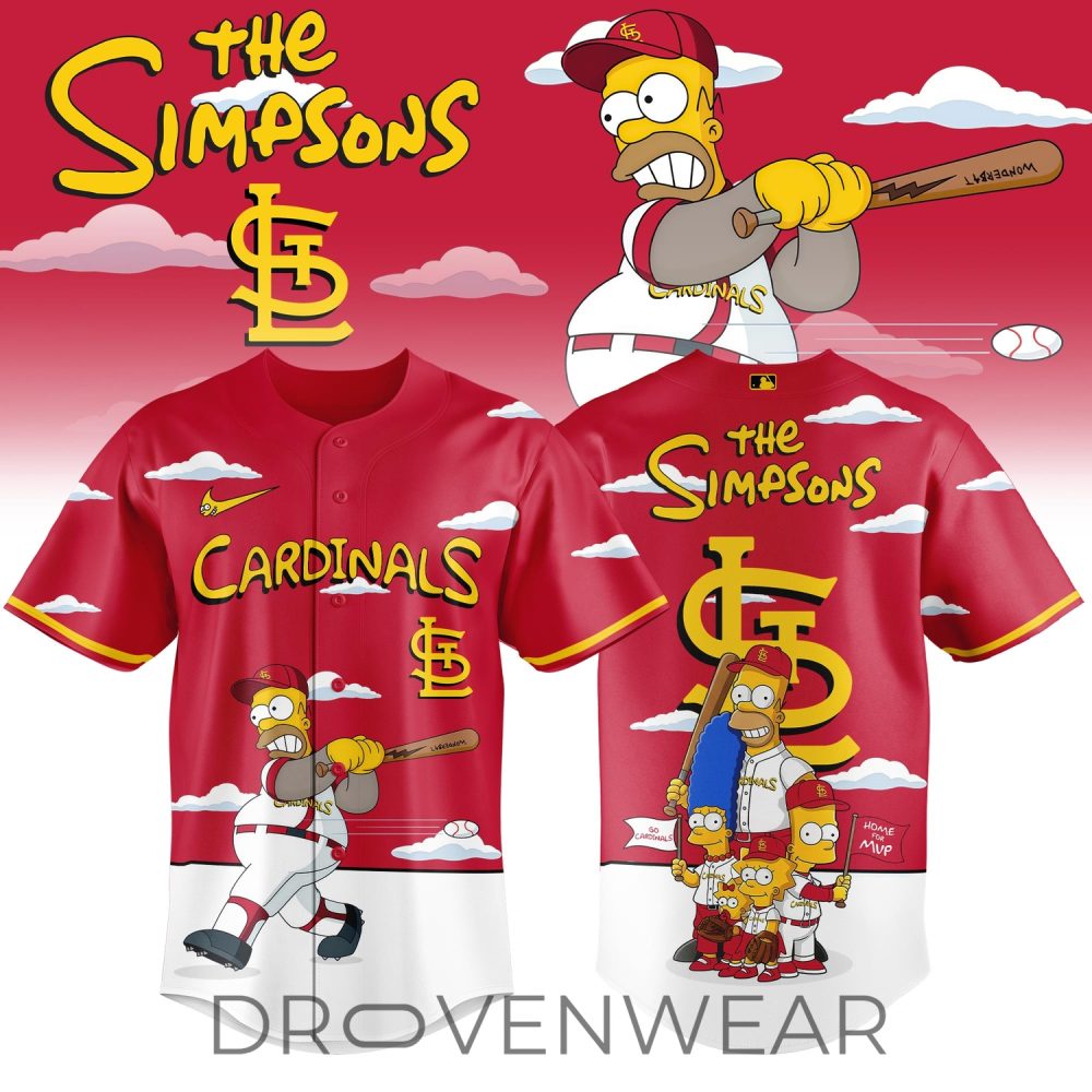 St Louis Cardinals X The Simpsons 2026 Limited Edition Jersey