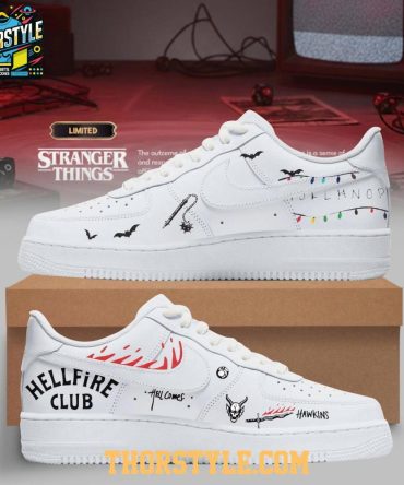 Stranger Things 2025 Hellfire Club Personalized Air Force 1 Shoes