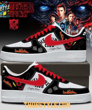 Stranger Things Hellfire Club 2025 One Last Adventure Personalized Air Force 1 Shoes