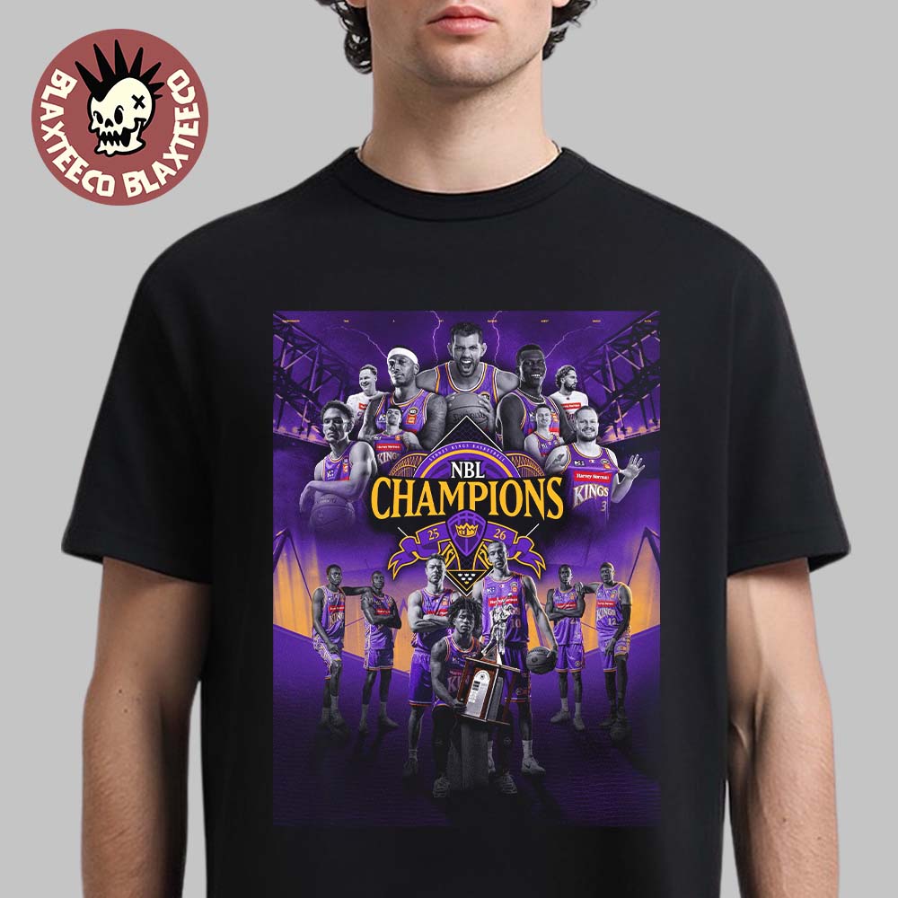Sydney Kings 2026 Nbl Champions T-Shirt