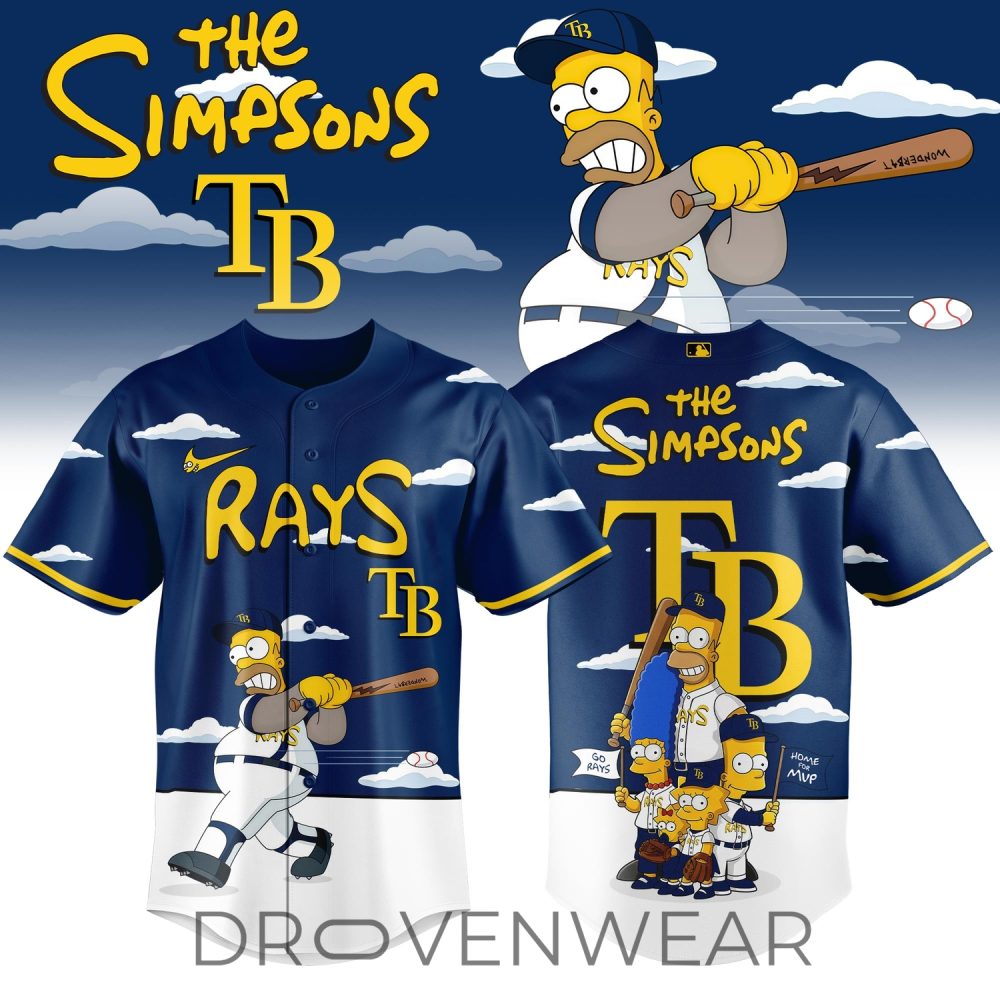 Tampa Bay Rays X The Simpsons 2026 Limited Edition Jersey