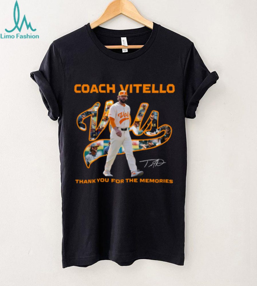 Tennessee Volunteers Tony Vitello Baseball Legacy Fan Tribute Shirt - Limotees Llc - Image 2