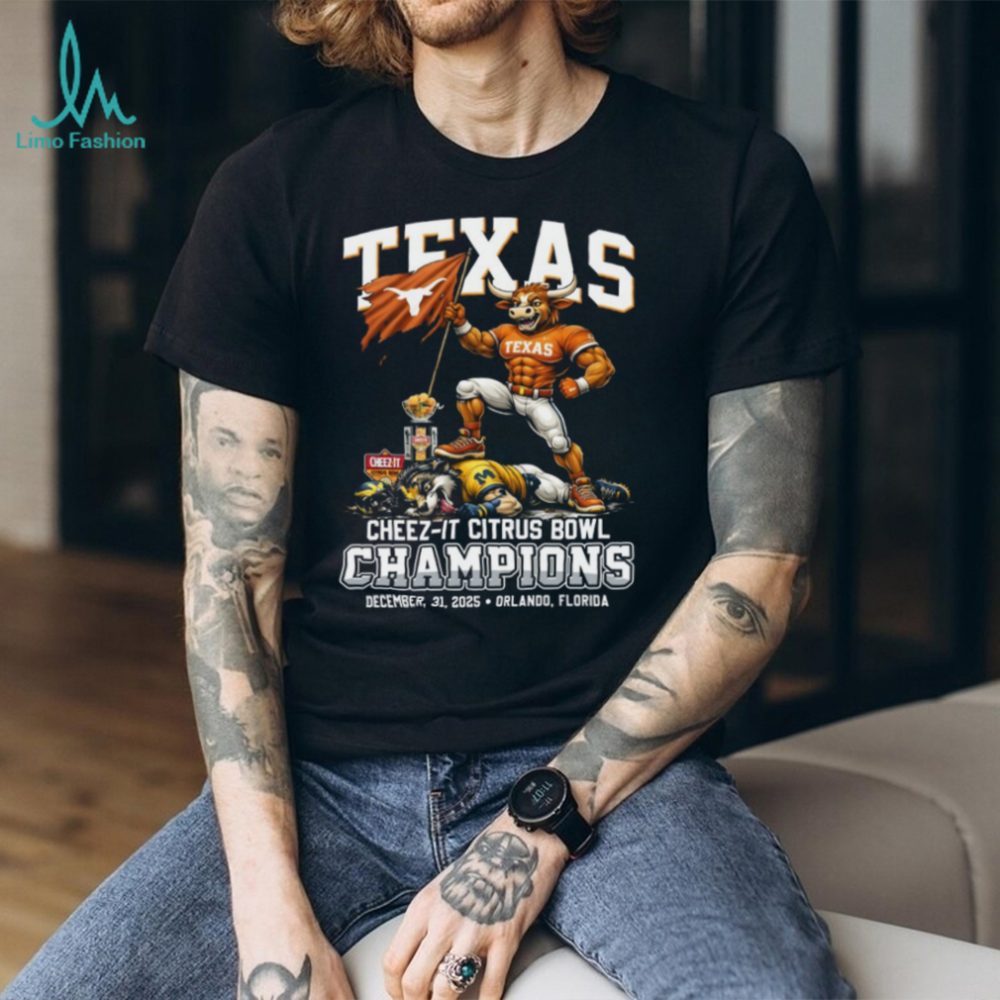 Texas Longhorns 2025 Cheez It Citrus Bowl Champions T Shirt - Limotees Llc