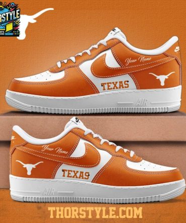 Texas Longhorns Cheez-It 2025-2026 Champs Personalized Air Force 1 Shoes