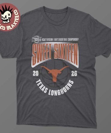 Texas Longhorns Men'S Basketball 2026 Ncaa March Madness Sweet 16 T-Shirt
