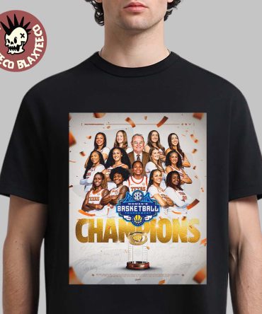 Texas Longhorns Women'S Basketball 2026 Sec Tournament Champions Poster T-Shirt