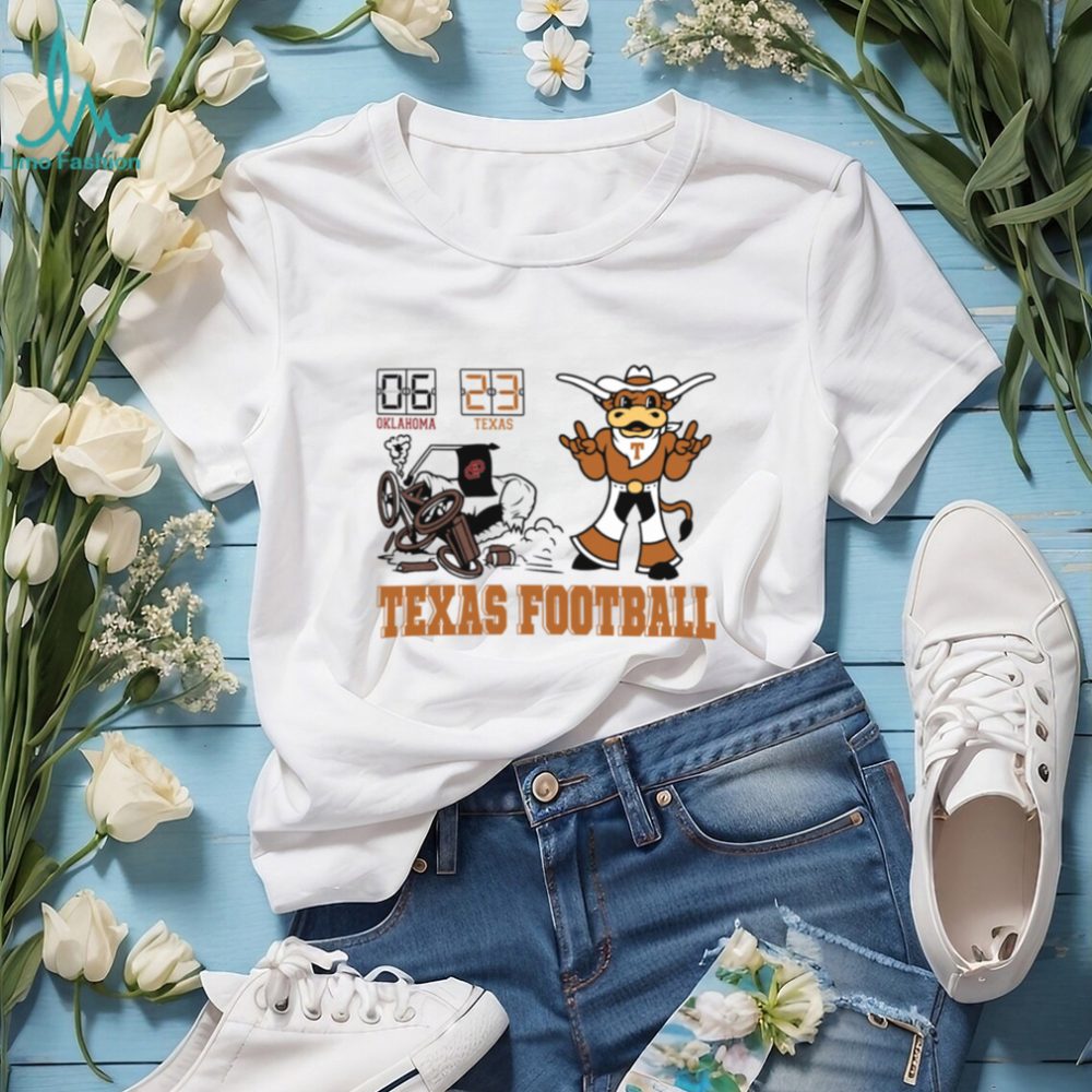 Texas Longhorns Vs Oklahoma Sooners 2025 Score 23 6 Tee - Limotees Llc - Image 2