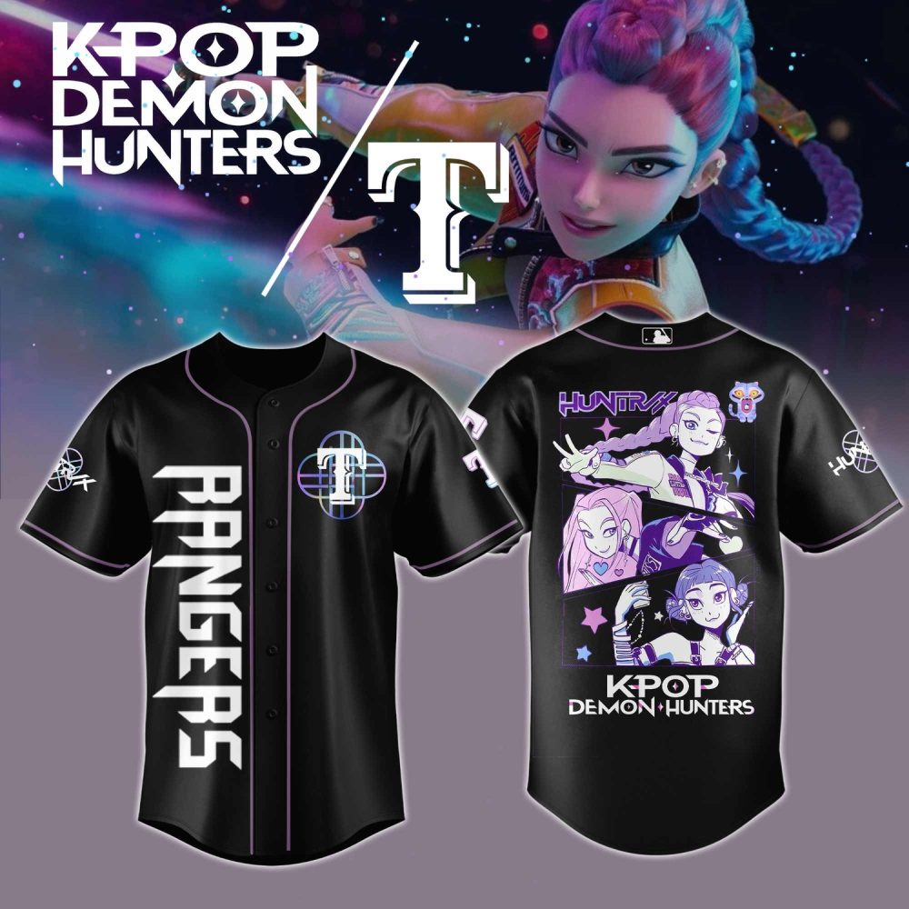 Texas Rangers 2026 Kpop Demon Hunters Mlb Special Edition Jersey