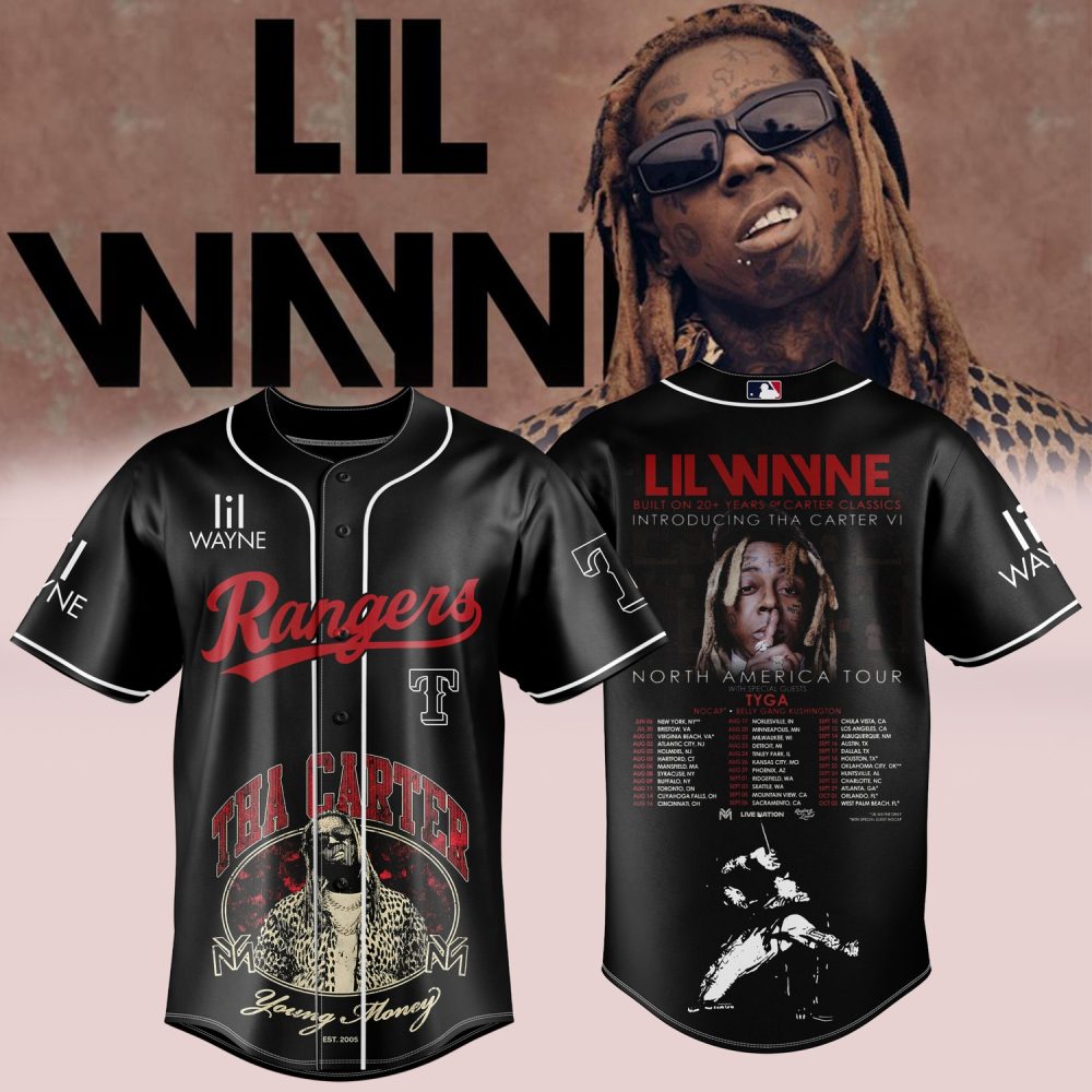 Texas Rangers Lil Wayne Carter Classics 20Th Anniversary Jersey