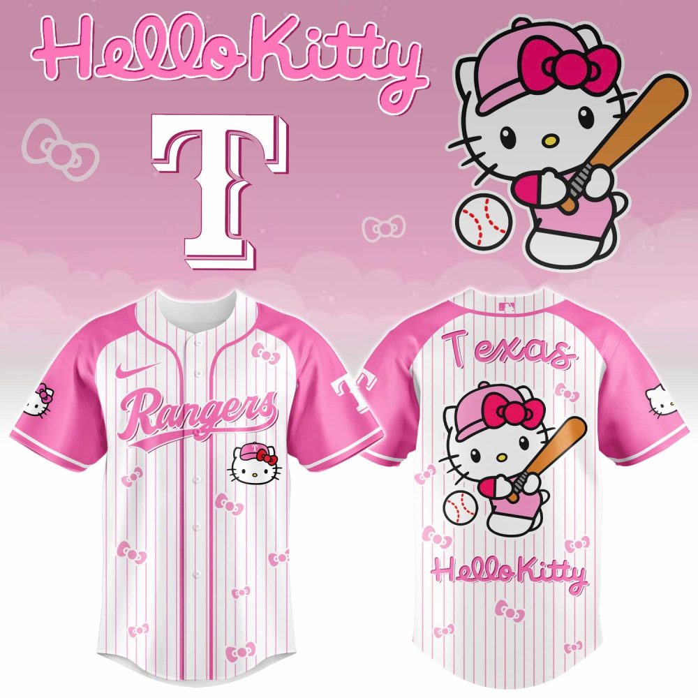 Texas Rangers X Hello Kitty 2026 Limited Editions Jersey Ver 2