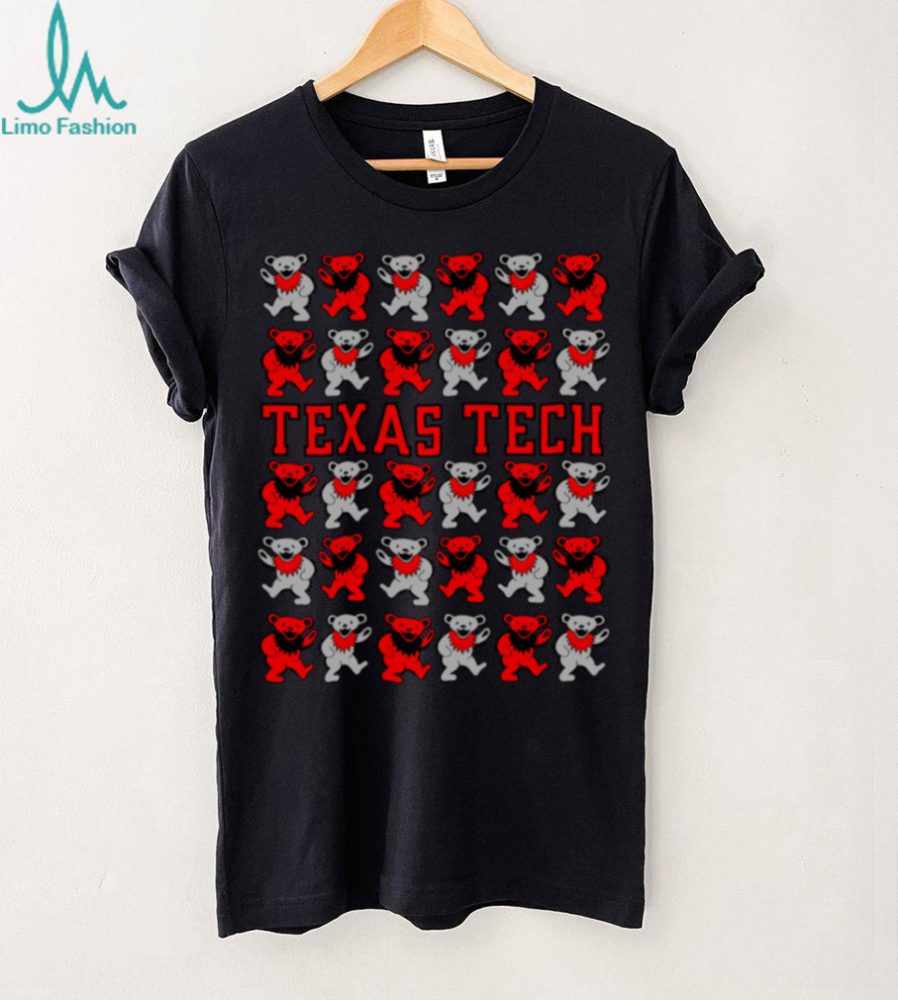 Texas Tech Grateful Dead Dancing Bears Logo Shirt - Limotees Llc - Image 2