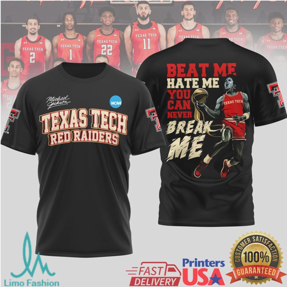 Texas Tech Red Raiders Beat Me Hate Me Graphic T Shirt - Limotees Llc